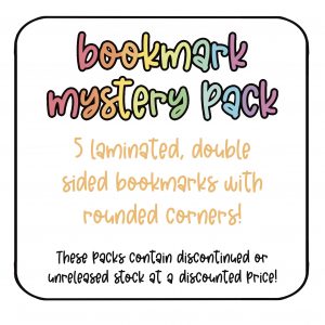 Mystery 5 Pack of Bookmarks - Discontinued Stock!