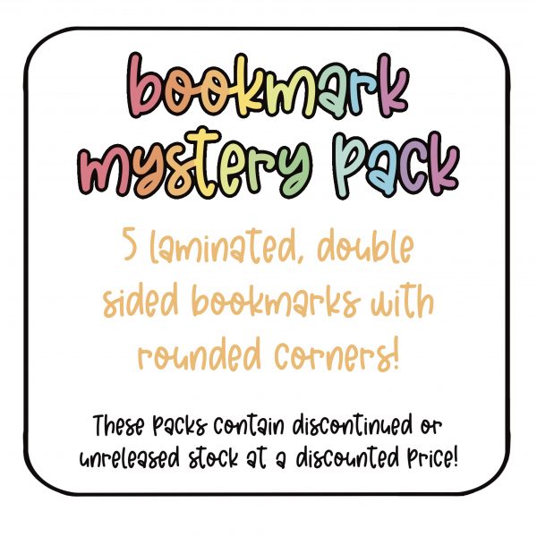 Mystery 5 Pack of Bookmarks - Discontinued Stock!