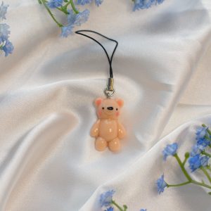 Mini Bear Clay Phone Charm